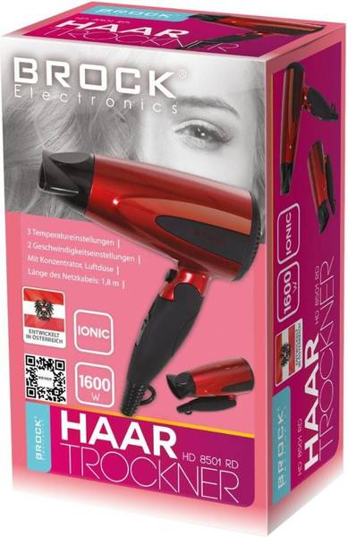 Фен дорожній BROCK HD 8501 RD