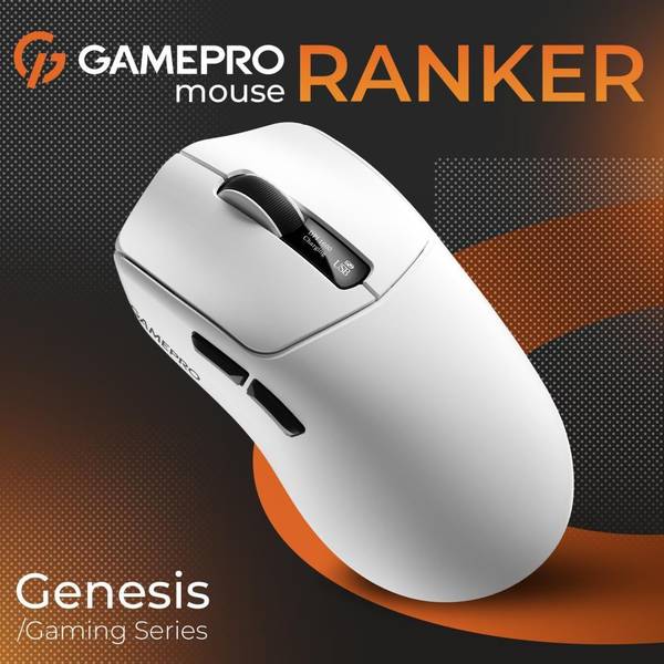Миша GamePro Genesis Ranker White (GM012W)