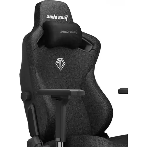 Комп'ютерне крісло для геймера Anda Seat Kaiser 3 XL Black Fabric (AD12YDC-XL-01-B-CF)