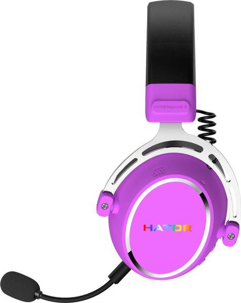 Навушники з мікрофоном HATOR Hypergang 3 Wireless Cyber Violet (ESH52)