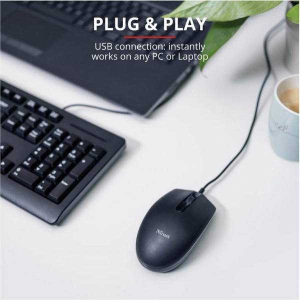 Миша Trust Basic USB Black (24271_TRUST)