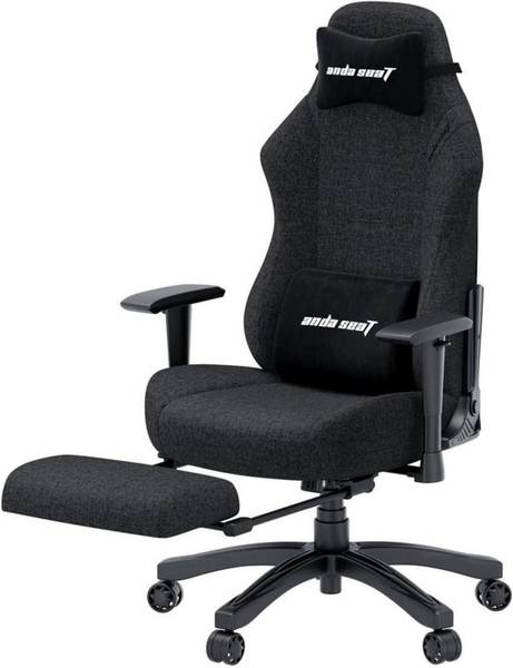 Комп'ютерне крісло для геймера Anda Seat Luna Pro L Dark Gray Fabric (AD18T-44-GB-F)