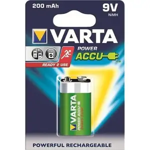 Акумулятор Varta Krona 200mAh NiMh 1шт POWER ACCU (56722101401)