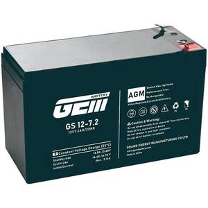 Акумулятор для ДБЖ/інвертора GEM BATTERY GS 12-7.2 Акумулятор для ДБЖ/інвертора GEM BATTERY GS 12-7.2