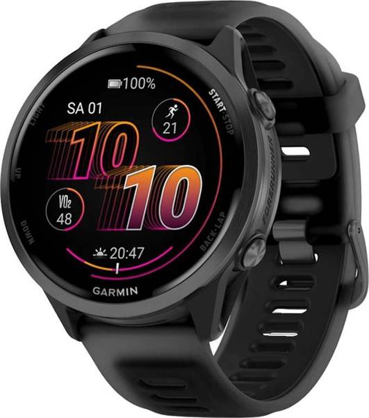 Смарт-годинник Garmin Forerunner 570 47mm Slate Gray Aluminum w. Translucent Black/Black Band (010-02971-40)
