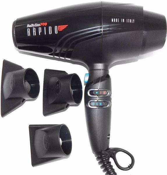 Фен BaByliss PRO Rapido Black BAB7000IE