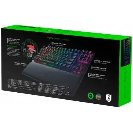 Клавіатура Razer Huntsman V2 Tenkeyless Red Optical Switch RU USB (RZ03-03940800-R3R1)