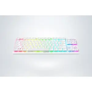 Клавіатура Razer DeathStalker V2 Pro TKL Red Switch White (RZ03-04373500-R3M1) Клавіатура Razer DeathStalker V2 Pro TKL Red Switch White (RZ03-04373500-R3M1)