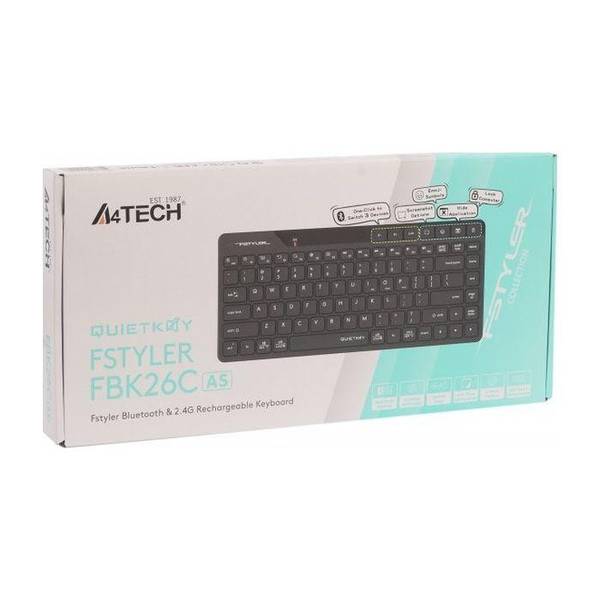Клавіатура A4Tech Fstyler FBK26C AS Black (4711421000208)