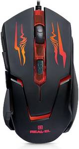 Миша REAL-EL RM-520 Gaming Black (EL123200020) Миша REAL-EL RM-520 Gaming Black (EL123200020)