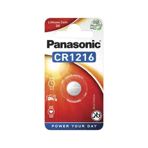 Батарейка Panasonic CR-1216 bat(3B) Lithium 1шт (CR-1216EL/1B) Батарейка Panasonic CR-1216 bat(3B) Lithium 1шт (CR-1216EL/1B)