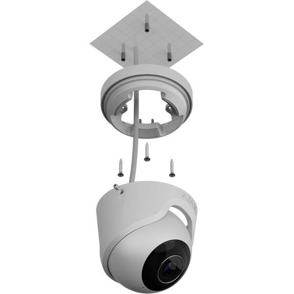 IP-камера відеоспостереження Ajax TurretCam 5 MP/4 mm White (000039308)