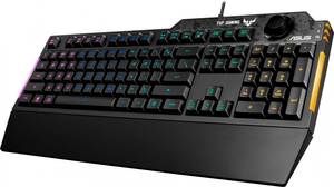 Клавіатура ASUS TUF Gaming RGB Black (90MP01X0-BKMA00) Клавіатура ASUS TUF Gaming RGB Black (90MP01X0-BKMA00)