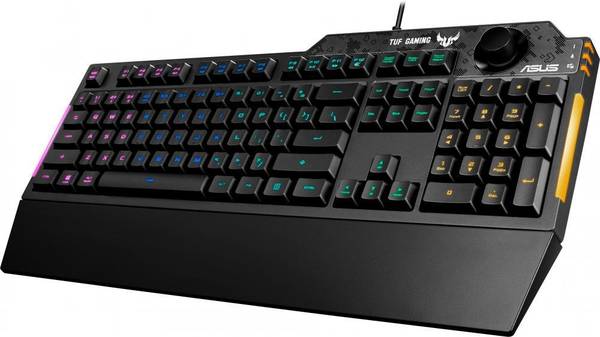 Клавіатура ASUS TUF Gaming RGB Black (90MP01X0-BKMA00)