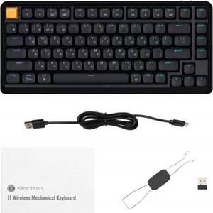 Клавіатура Keychron J1 82 Key K Pro Brown RGB Black (J1-H3-UA)