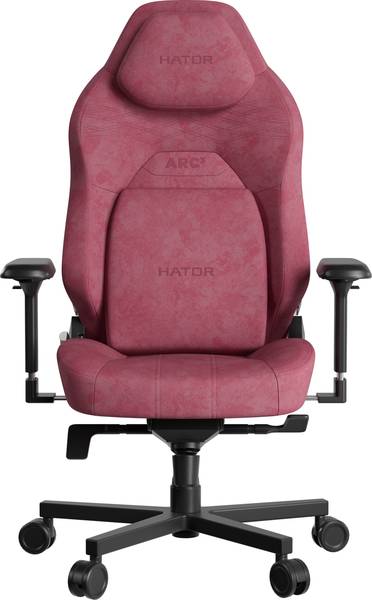 Комп'ютерне крісло для геймера HATOR Arc 3 L Velour Orchid Pink (HTC3444L)