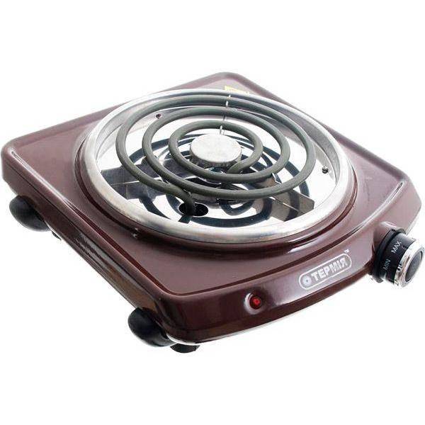 Настольная плита Термия ЭЛТ1-1,0/230М2(с) коричневая