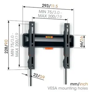 Настінне кріплення 19-50 VOGELS TVM 3203 Black (6815999) Настінне кріплення 19-50 VOGELS TVM 3203 Black (6815999)