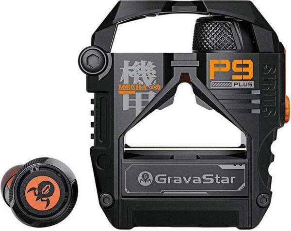 Навушники TWS Gravastar Sirius Plus BT 5.3 Black (GSP9PLUS_BLK)