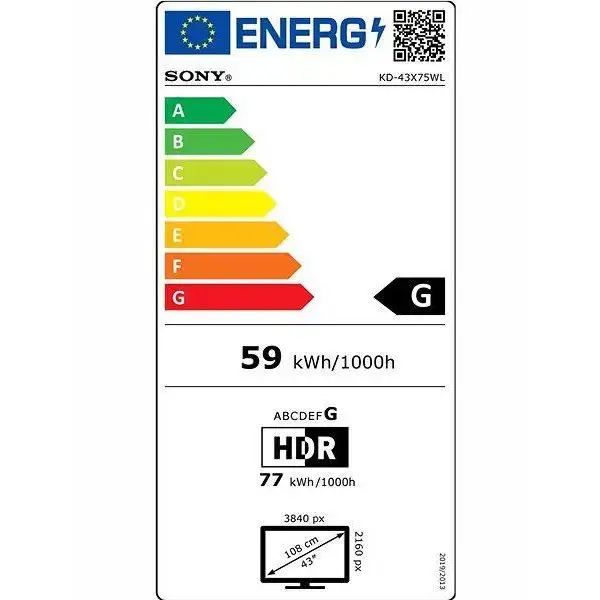 Телевізор Sony KD-43X75WL