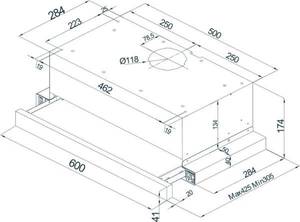Витяжка телескопічна Hansa OTS6226IH Витяжка телескопічна Hansa OTS6226IH