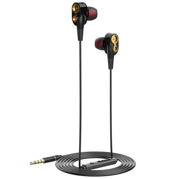 Навушники з мікрофоном Tecno Hot beats J2 Black (4895180748967)