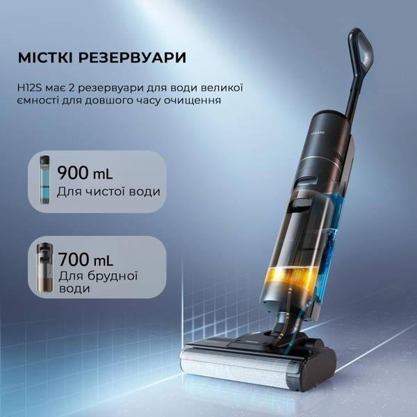 Миючий вертикальний пилосос (1в1) Dreame H12S (HHR30B)