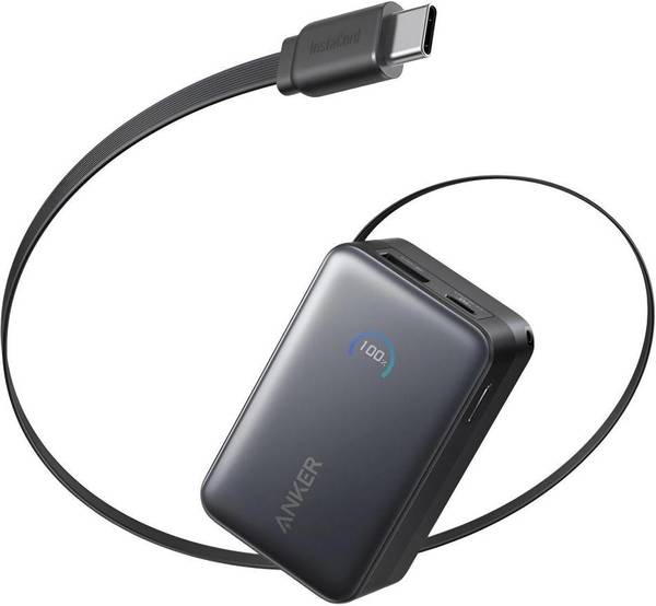 Зовнішній акумулятор (павербанк) Anker Nano 10000 mAh Black (A1638H11)