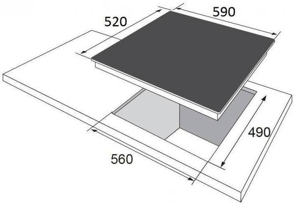 Газова варильна поверхня Hansa BHGI630542