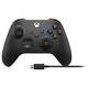 Геймпад Microsoft Xbox Series X | S Wireless Controller Carbon Black + USB Cable (XOA-0010, 1V8-00001, 1V8-00002)