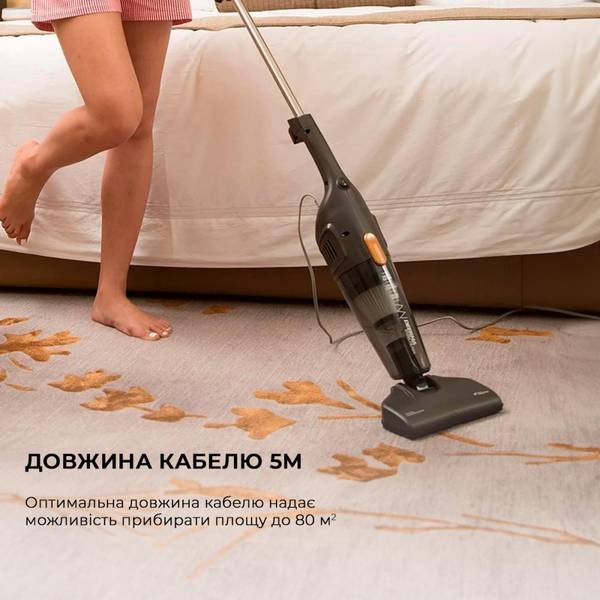 Пилосос 2в1 (вертикальний + ручний) Deerma Corded Hand Stick Vacuum Cleaner DX115C