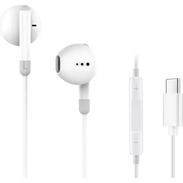 Навушники з мікрофоном ERGO VM-730 White (VM-730W)