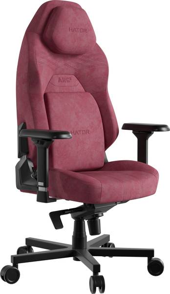 Комп'ютерне крісло для геймера HATOR Arc 3 L Velour Orchid Pink (HTC3444L)