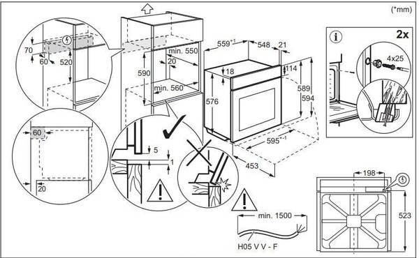 Духовка електрична Electrolux LOE8F38Z