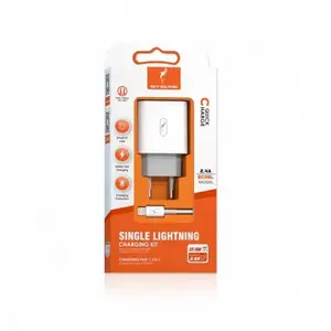 Мережевий зарядний пристрій SkyDolphin SC38T White + Lightning cable (MZP-000182) Мережевий зарядний пристрій SkyDolphin SC38T White + Lightning cable (MZP-000182)