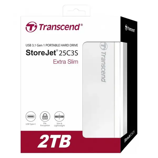 Жорсткий диск Transcend StoreJet 25C3S 2 TB (TS2TSJ25C3S)