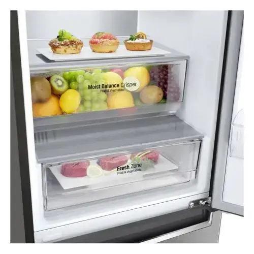 Холодильник з морозильною камерою LG GC-B509SMSM