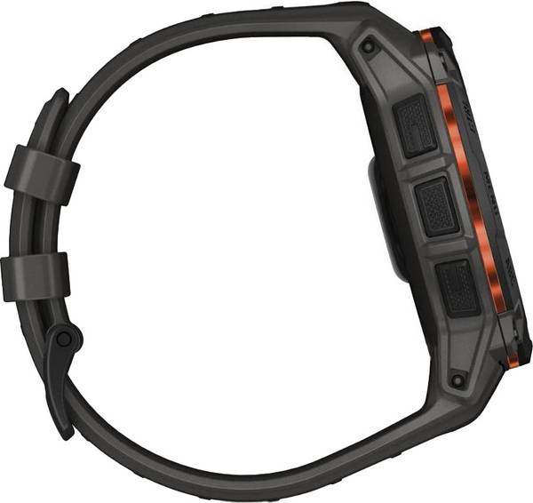 Смарт-годинник Garmin Instinct 3 50mm Solar Black with Charcoal Band (010-02935-00/40)