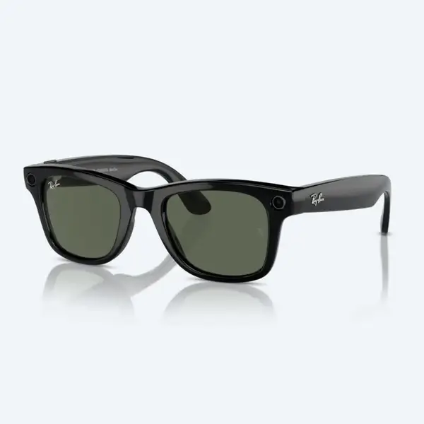 Смарт-окуляри Ray-Ban Meta Wayfarer Shiny Black Frame Green Lenses (RW4006 601/71 50-22)