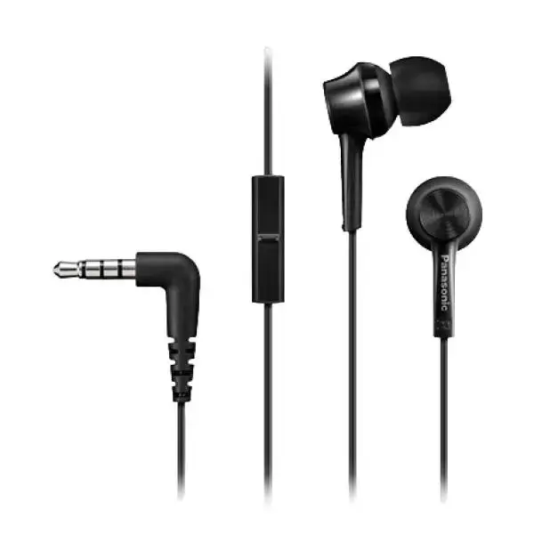 Навушники з мікрофоном Panasonic RP-TCM115GC Black (RP-TCM115GC-K)