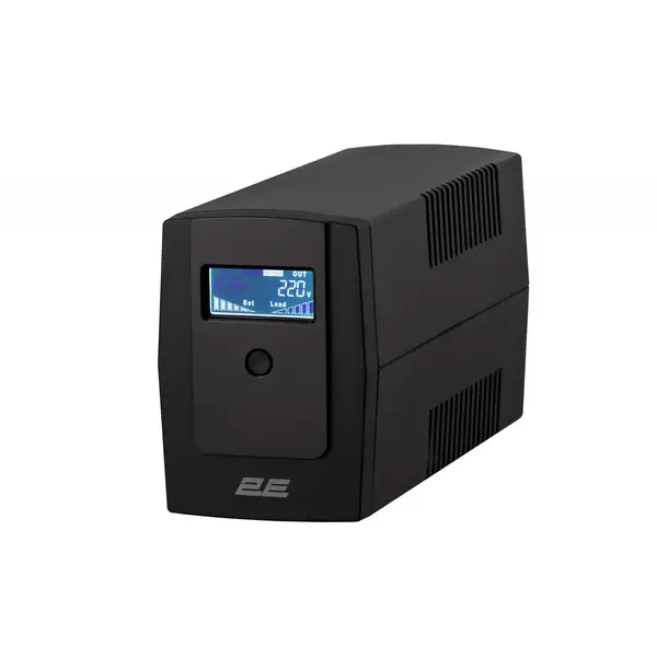 Лінійно-інтерактивний ДБЖ 2E DD650, 650VA/360W, LCD, USB, 2XSCHUKO (2E-DD650)