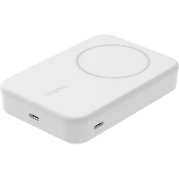Зовнішній акумулятор (павербанк) Belkin BoostCharge Pro 8K 8000mAh 15W White (BPD007BTWH)
