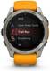 Смарт-годинник Garmin Fenix 8 47mm AMOLED Sapphire Titanium w. Spark Orange/Graphite Silicone Band (010-02904-10/11/19)