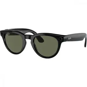 Смарт-окуляри Ray-Ban Смарт-окуляри Meta Headliner Shiny Black Frame/Green Lenses (RW4009 601/9A 50-23)