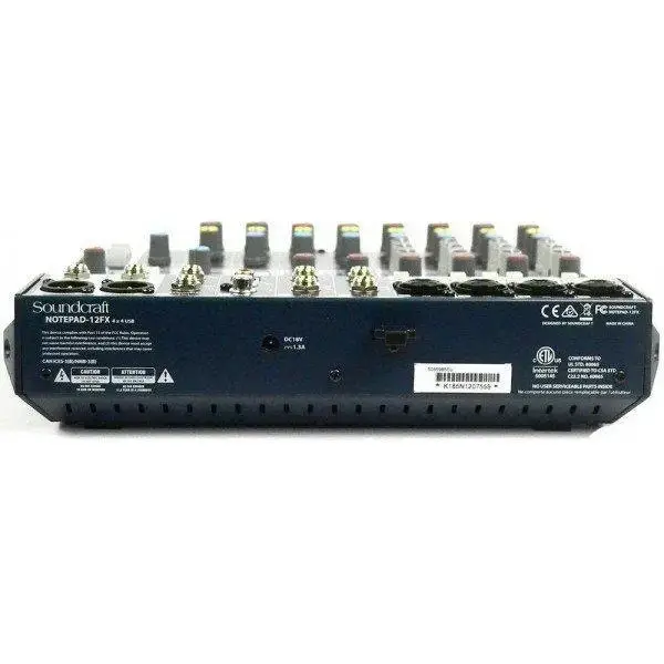 Мікшерний пульт Soundcraft Notepad-12FX (5085985)