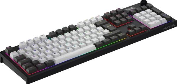 Клавіатура HATOR Skyfall 100 PRO Wireless Grey-Black UK-ISO Silent Switches (HTK4100EU)