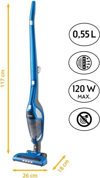 Вертикальний + ручний пилосос (2в1) First FA-5541-3-BU
