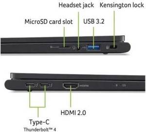 Ноутбук Acer TravelMate P6 14 TMP614-73-TCO-79ZQ Galaxy Black (NX.B5WEU.005)