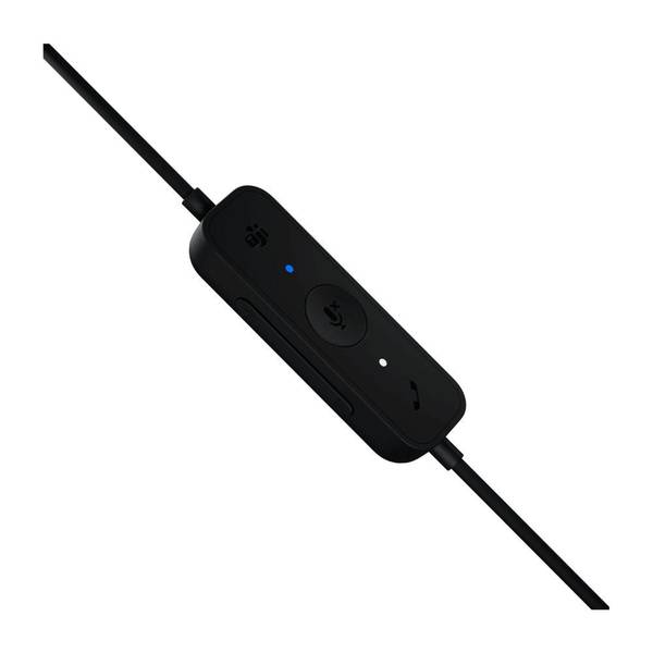 Навушники з мікрофоном Logitech H570e Stereo USB-C Black (981-001431)