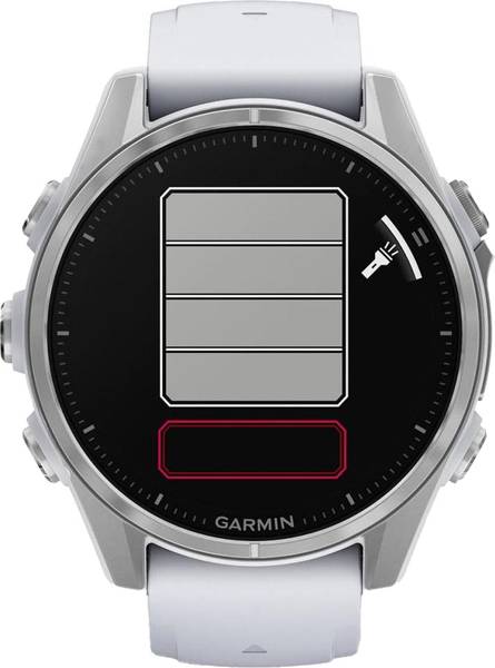 Смарт-годинник Garmin Fenix 8 43mm AMOLED Silver with Whitestone Silicone Band (010-02903-06)